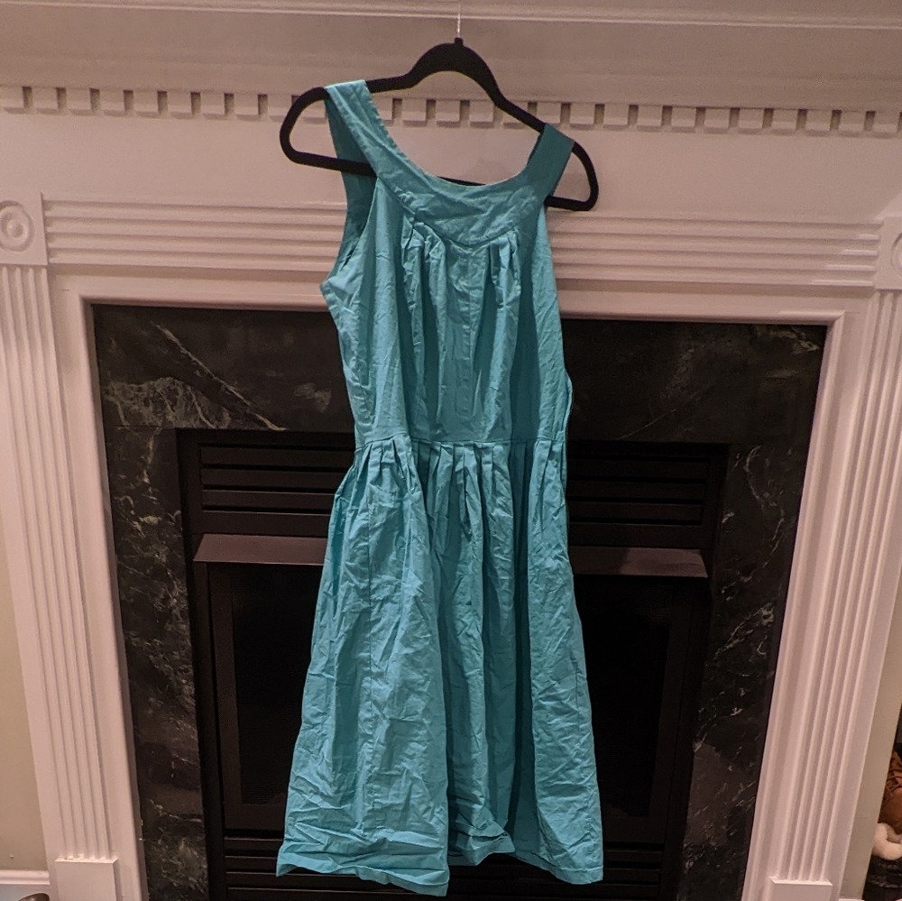 Teal Bettie Page Dress
